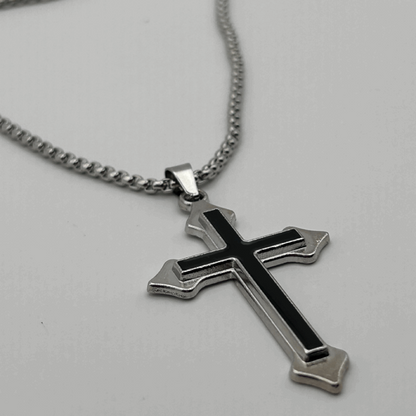 MORTEM CROSS NECKLACE