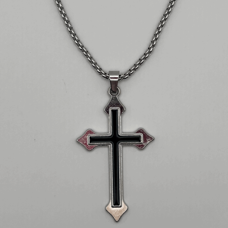 MORTEM CROSS NECKLACE