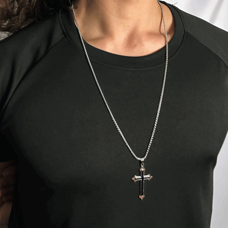 MORTEM CROSS NECKLACE